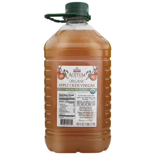 Acetum Organic Apple Cider Vinegar with the Mother, 128 fl. oz. - At Your Door