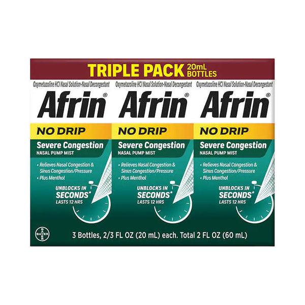 Afrin Original Maximum Strength 12 Hour Nasal Congestion Relief Spray, 90 mL. - At Your Door