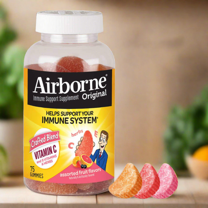 Airborne Immune Support Supplement, 75 Gummies - At Your Door