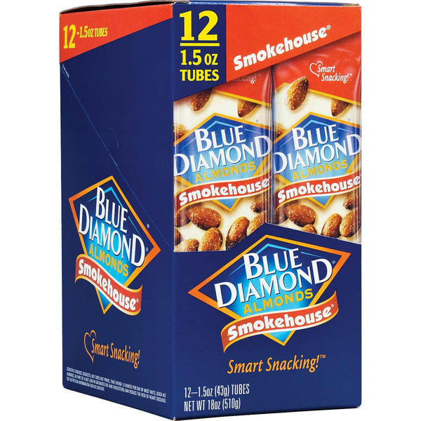 Blue Diamond Almonds, Smokehouse, 1.5 oz, 12-count - At Your Door