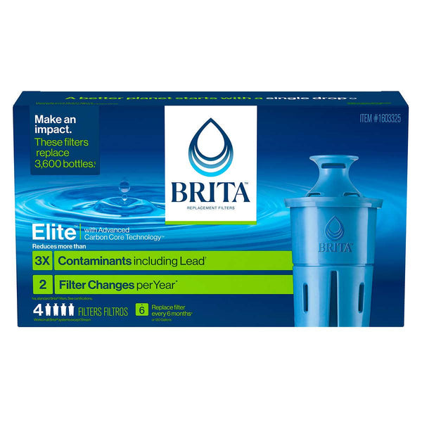 Brita Elite Replacement Water Filters, 4-count - At Your Door