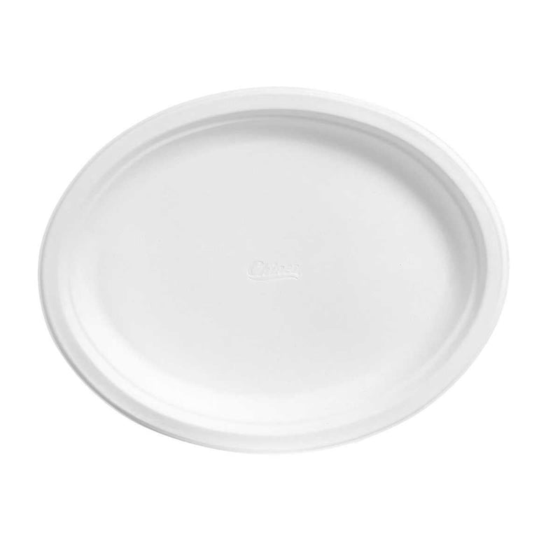 Chinet Classic 12 5/8-inch x 10-inch Paper Platter, 100-count - At Your Door