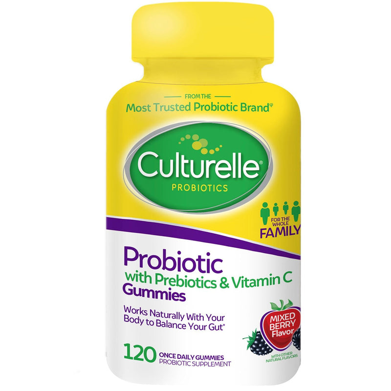 Culturelle Probiotic with Prebiotics and Vitamin C Gummies (120 count) - At Your Door