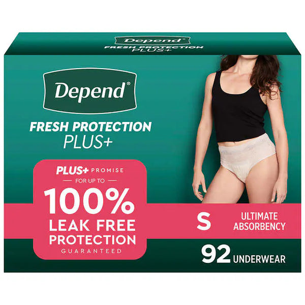 Depend Fresh Protection Plus Incontinence Underwear for Women, Ultimate Absorbency - At Your Door