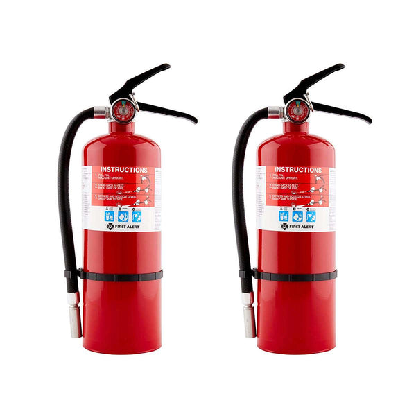 First Alert Rechargeable Fire Extinguisher, 2-pack - At Your Door
