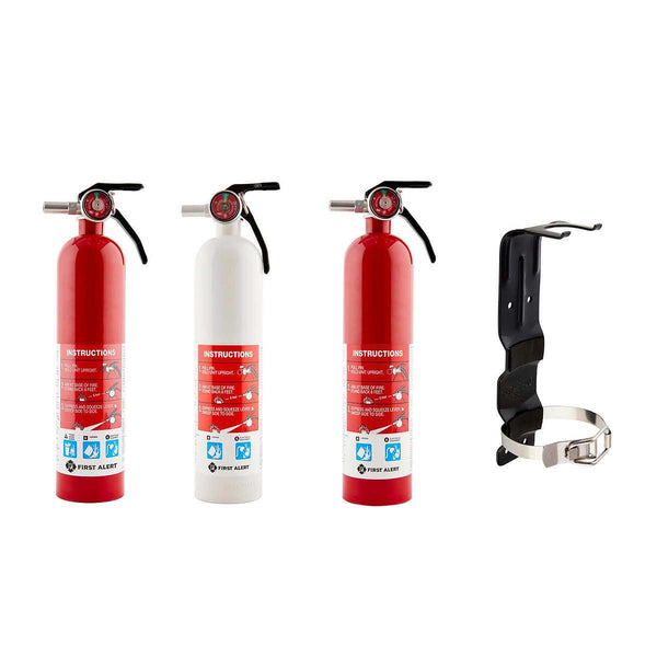 First Alert Rechargeable Fire Extinguisher Home Kit - At Your Door