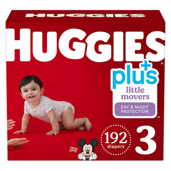 Huggies Plus Diapers Little Movers Sizes 3 - 7 - At Your Door