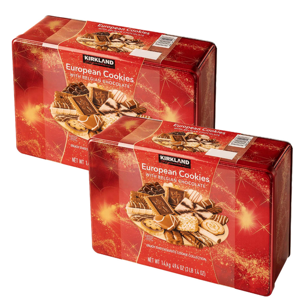 Kirkland Signature European Cookies with Belgian Chocolate 49.4 oz 2-count - At Your Door