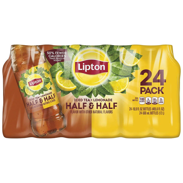 Lipton Half and Half Iced Tea and Lemonade (16.9 oz., 24 pk.) - At Your Door