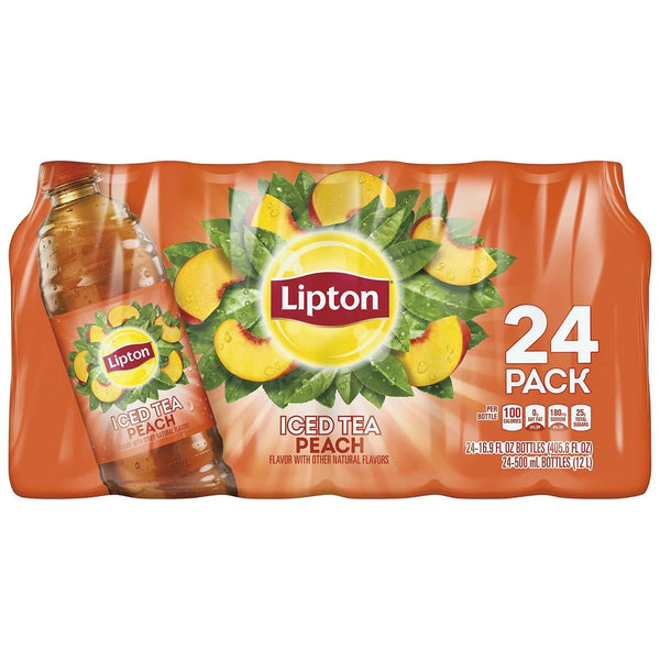 Lipton Peach Iced Tea (16.9 oz., 24 pk) - At Your Door