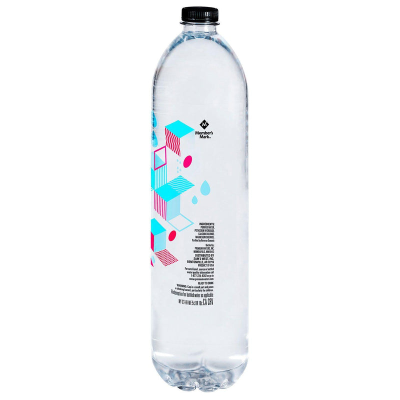 Member's Mark Plus+ Alkaline Water (1L., 18 pk.) - At Your Door