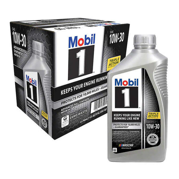 Mobil 1 Advanced Full Synthetic Motor Oil 10W-30, 1-Quart/6-pack - At Your Door
