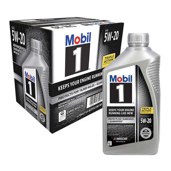 Mobil 1 Advanced Full Synthetic Motor Oil 5W-20, 1-Quart/6-pack - At Your Door