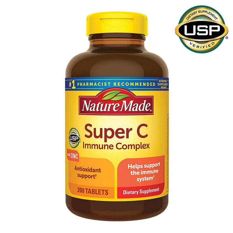 Nature Made Super C Immune Complex, 200 Tablets ) | Home Deliveries