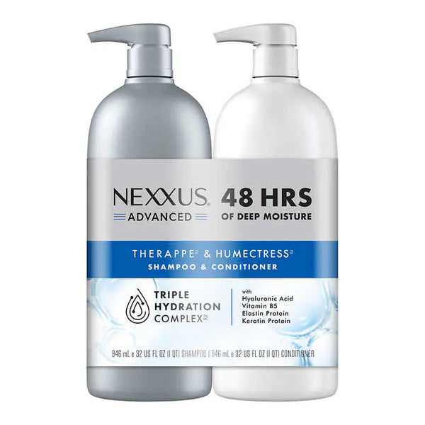 Nexxus Shampoo and Conditioner Therappe and Humectress 33.8 oz 2 Count - At Your Door