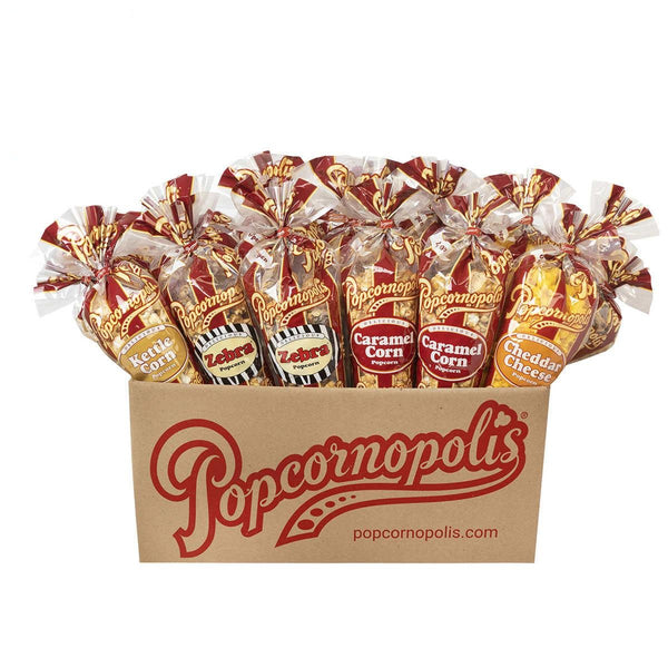 Popcornopolis Ultimate Classic Assorted Tall Cones, Variety, 24-Count - At Your Door