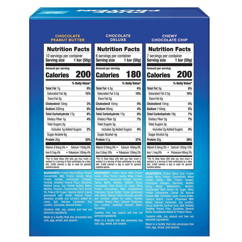 Pure Protein Bars, Variety Pack, 1.76 oz, 23-count - At Your Door