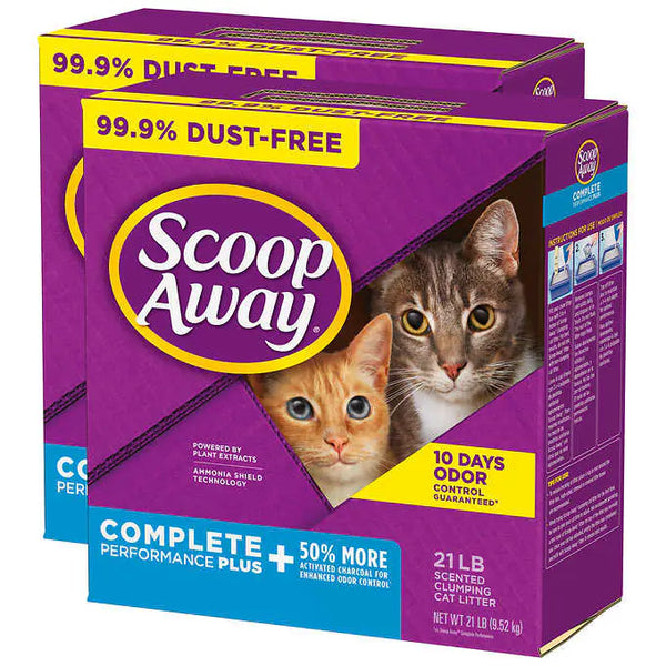 Scoop Away Complete Performance Plus, Scented Cat Litter, 42 Pounds - At Your Door