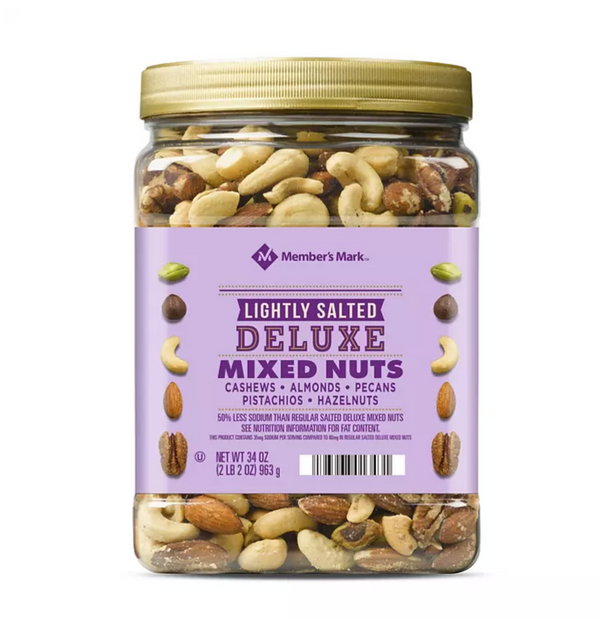 Member's Mark Lightly Salted Deluxe Mixed Nuts (34oz) - At Your Door