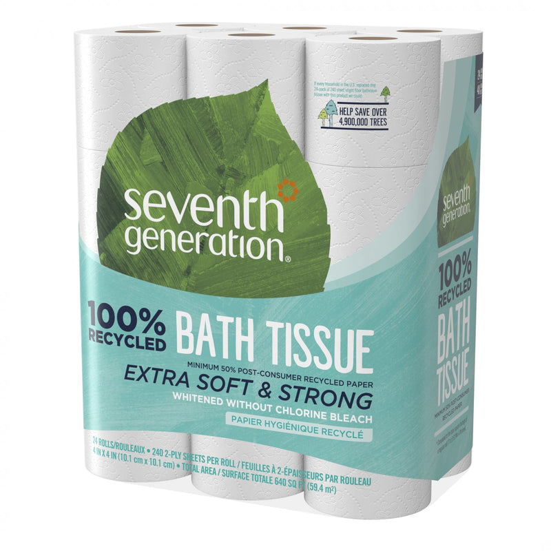 Seventh Generation White Bathroom Tissue 2-ply Toilet Paper, 24 count - Home Deliveries