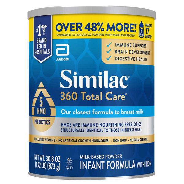 Similac 360 Total Care Infant Formula Powder, 30.8 oz - At Your Door