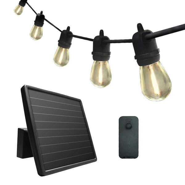 Sunforce 35' Solar String Lights with Remote Control - At Your Door