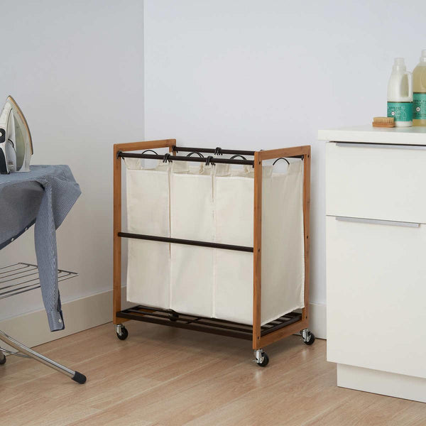 TRINITY 3-bag Laundry Cart - At Your Door