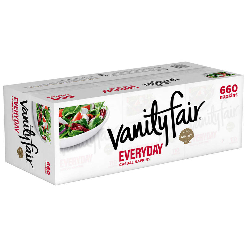 Vanity Fair Everyday Napkin, 2-Ply, 110-count, 6-pack - Home Deliveries