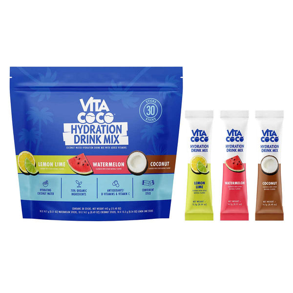Vita Coco Hydration Variety Drink Mix, 30 Individual Serving Stick Packs - At Your Door