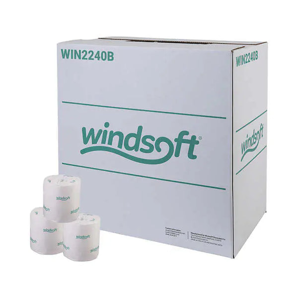 Windsoft Bath Tissue 2-Ply 500 Sheets, 96 Rolls